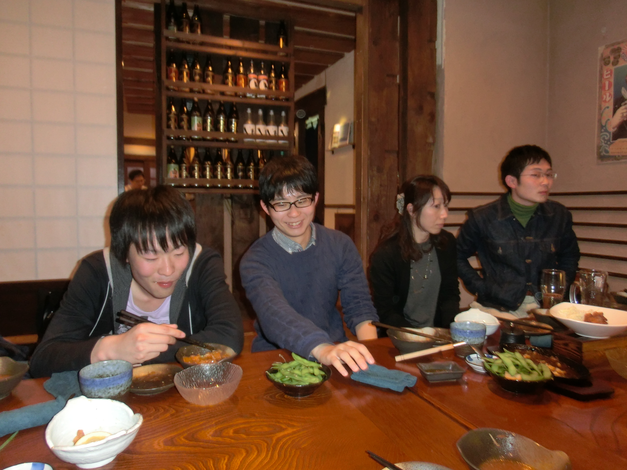 We held a new member ‘s welcome party.