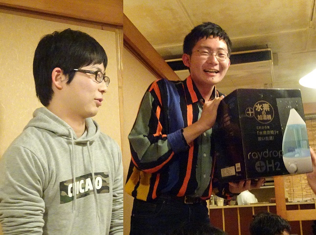 farewell party in Tenjin.