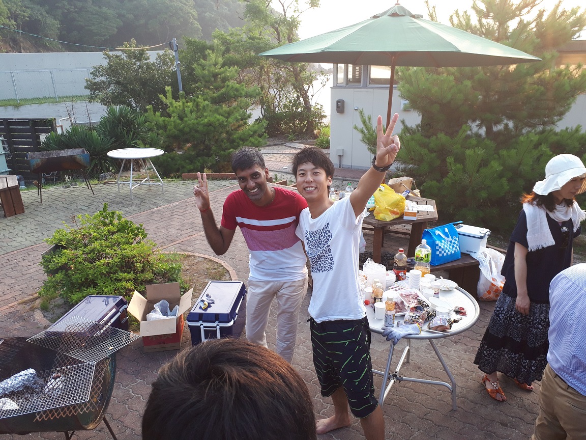 院試がんばれ会(バーベキュー大会)を開催しました。